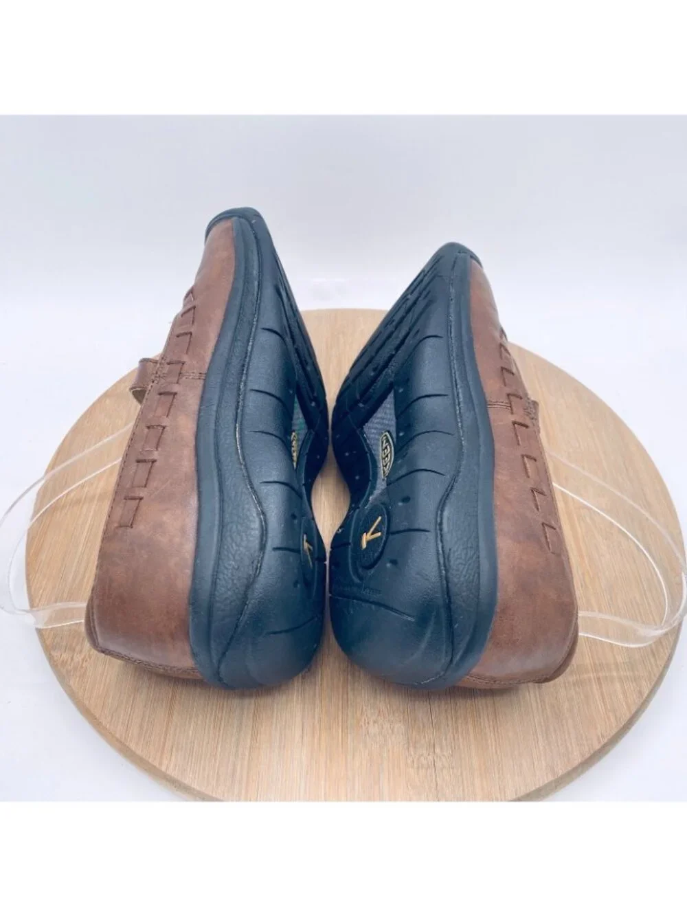 Keen Mary Jane Shoes Womens 9 Brown Leather Winslow Sporty Flats
